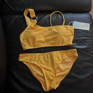 Surf and Soul Cabana del sol yellow bikini